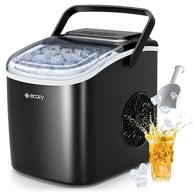 Imagen de ecozy Máquina de Hielo Portátil, 12 Kg, ¡Listo en 6 Min! en OfertitasTOP