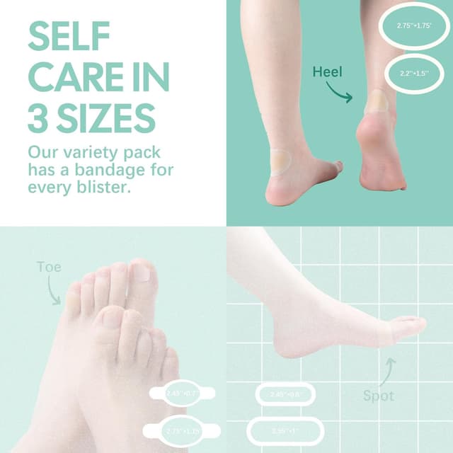 Thumbnail 4 de Welnove 30 Patches Talón para Ampollas