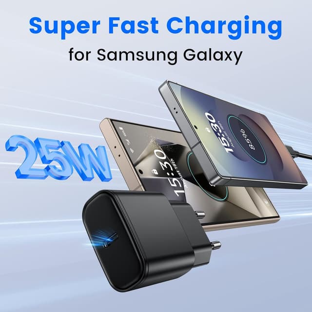 Detalle 2 de Locatis 25W Caricabatterie USB‑C per Samsung
