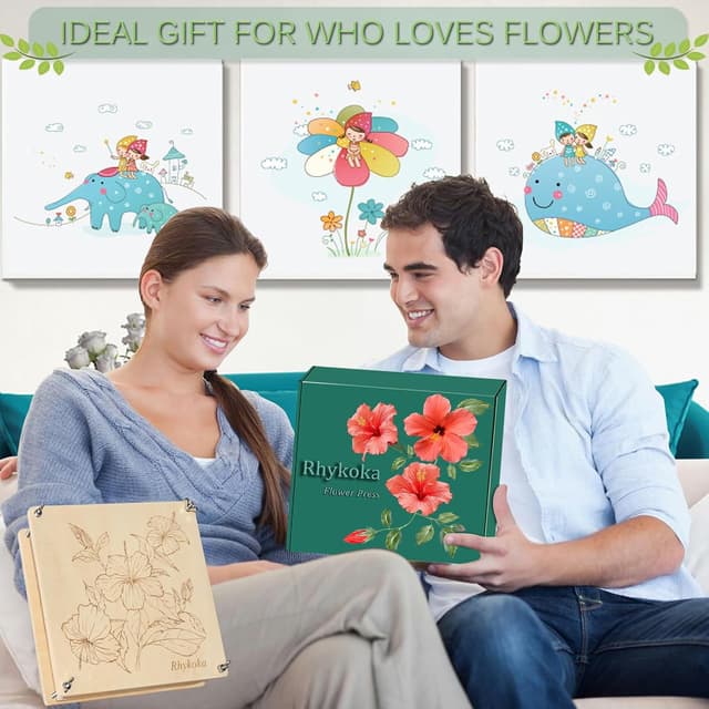 Thumbnail 2 de Rhykoka Extra Large Flower Press 11x11 inch