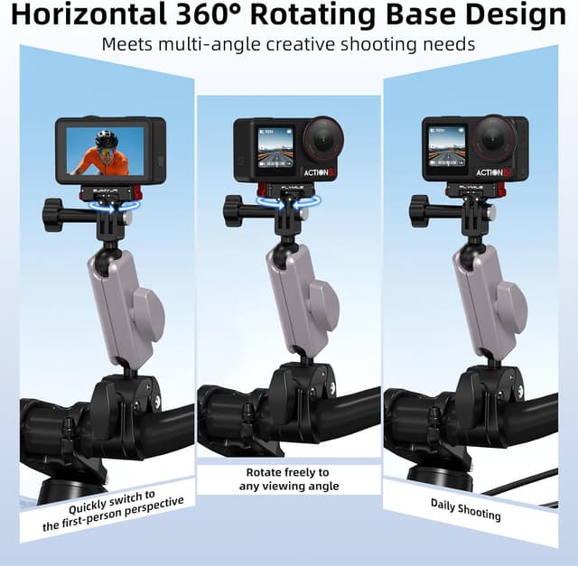 Detalle de BRDRC Action 5 Pro Magnetischer Schnellverschluss-Adapter für DJI Osmo Action 5 Pro/4/3/360