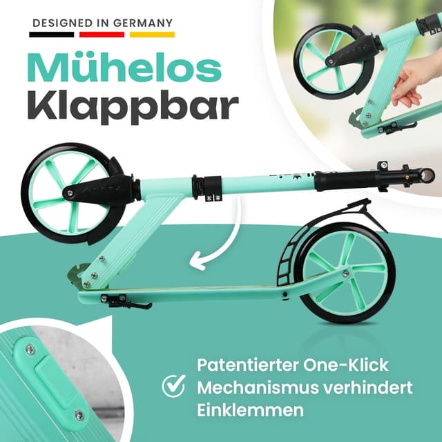 Detalle 2 de Rollkönig Scooter für Kinder ab 5 Jahren