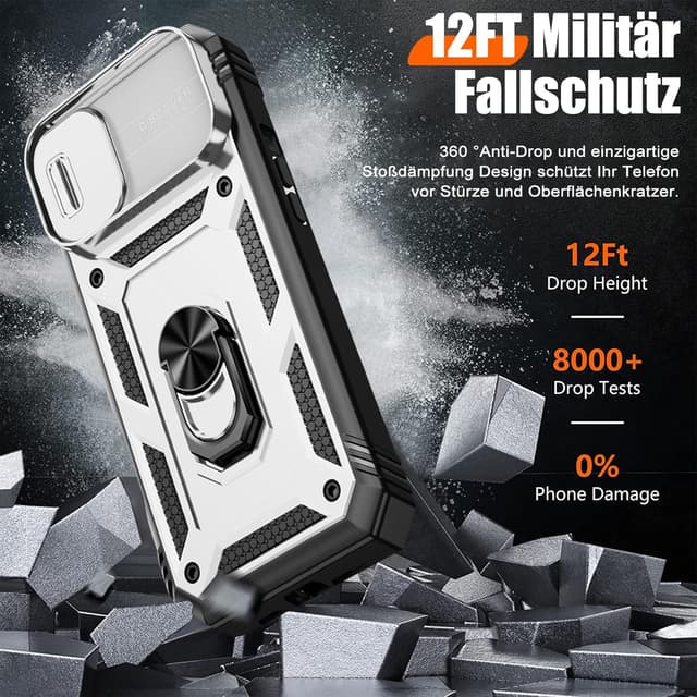 Detalle de Giyer iPhone Hülle mit 360° Ständer