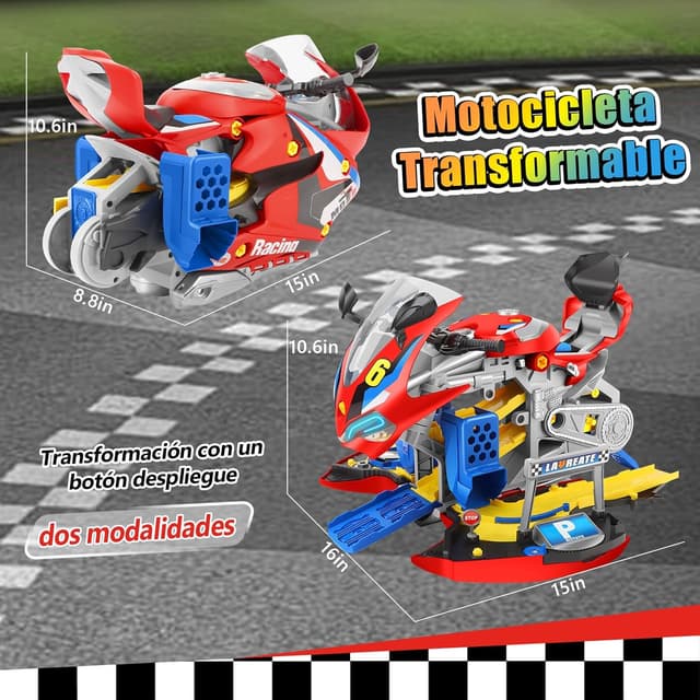 Detalle de BuntWunder Moto Construir Niños 3-8 años