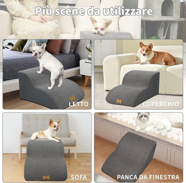 Detalle 2 de Nepfaivy Scaletta per cani 45x40x34 cm