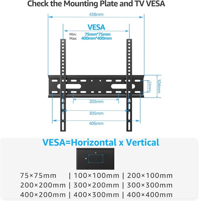 Thumbnail 5 de MOUNTUP EU0082-F TV Wandhalterung 23 mm