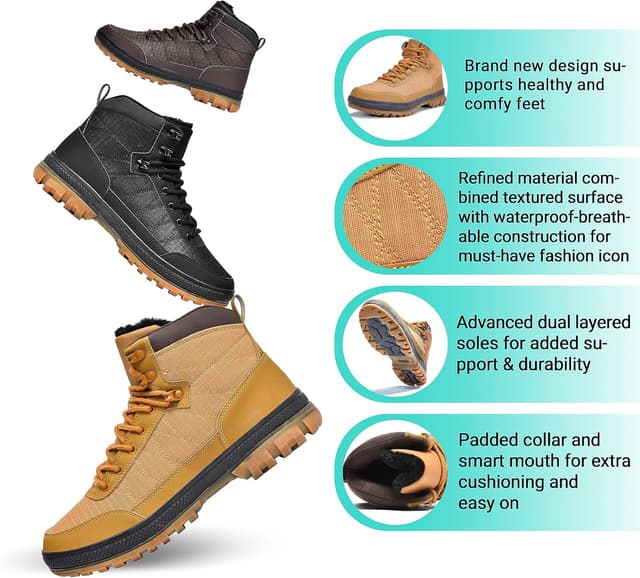 Thumbnail 2 de Wondamo Men's Snow Boots ⚡