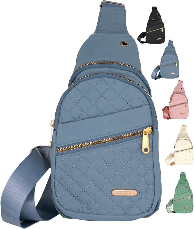 Thumbnail 5 de FOSLXIN Crossbody Damen Klein Brusttasche Sling Bag