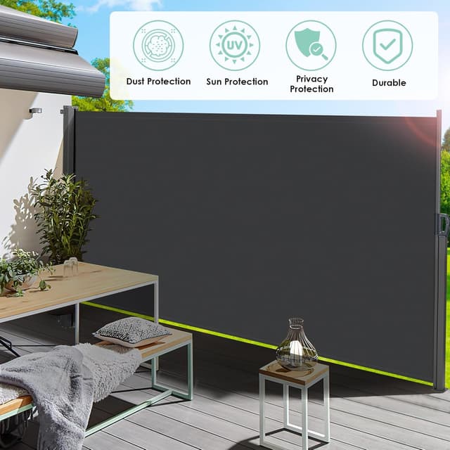 Thumbnail 3 de LIFERUN toldo lateral extensible 180x350 cm