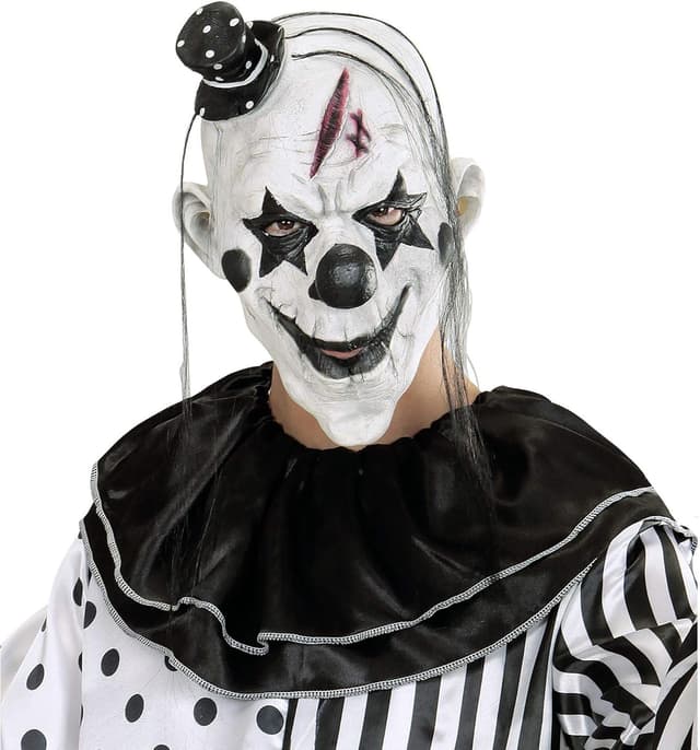 Detalle 2 de W WIDMANN MILANO Killer Clown Maske mit Mini Hut