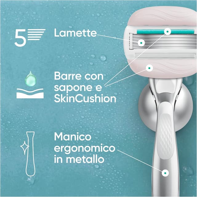 Detalle de Gillette Venus Pro ComfortGlide 5 lame 🪒