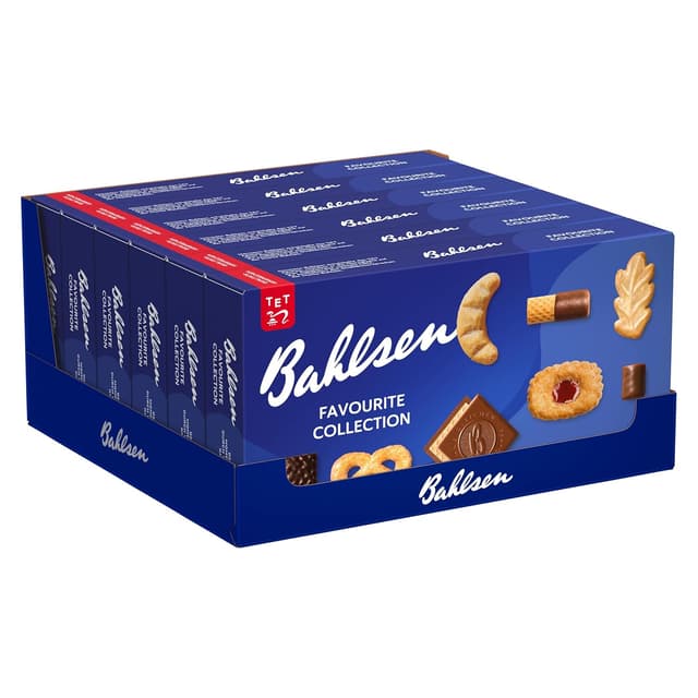 Detalle de Bahlsen Favourite Collection S – 6er Pack Gebäck- und Waffelmischung mit Schokolade (6 x 161 g)