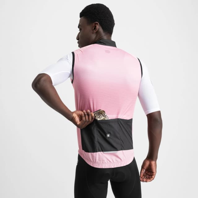 Detalle 2 de Siroko Chaleco cortavientos ciclismo V1