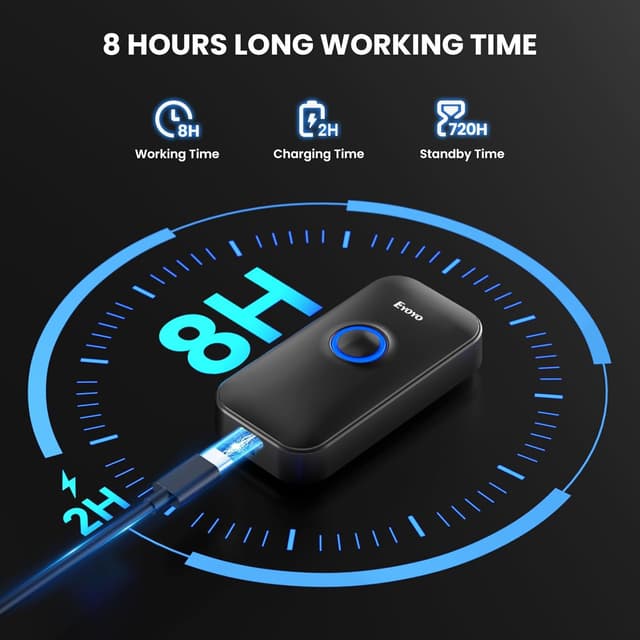 Thumbnail 3 de Eyoyo Mini 1D Bluetooth Scanner 650 mAh