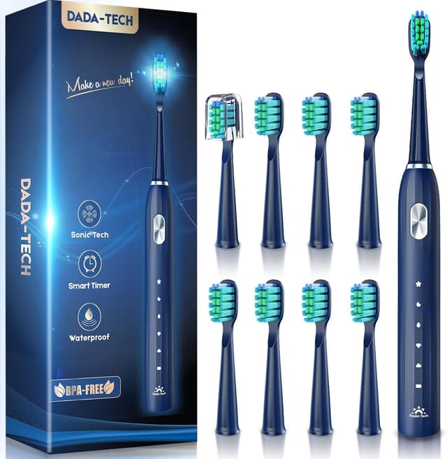 Detalle de Dada-Tech Schallzahnbürste Blau 40.000 VPM