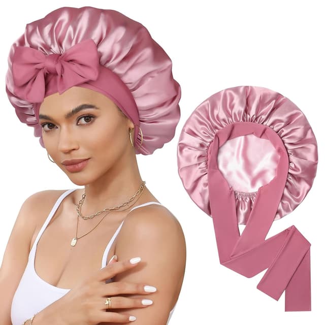 Detalle de Satin Bonnet Double Layer 🎀