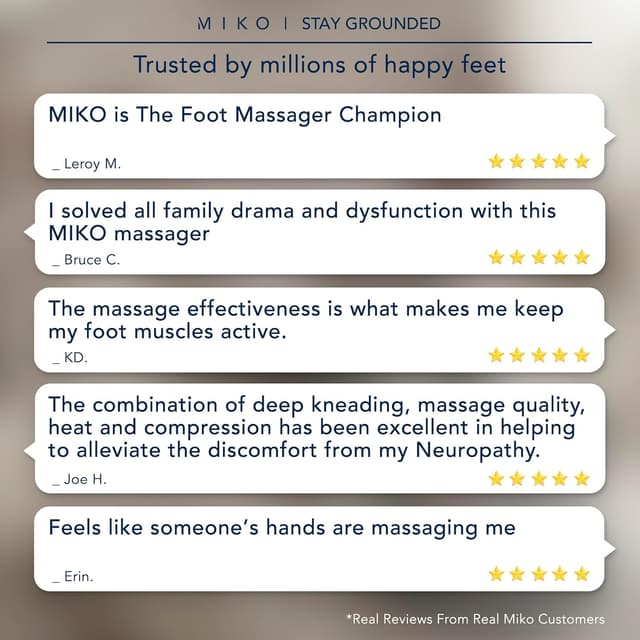 Thumbnail 6 de MIKO foot massager with heat, deep knead