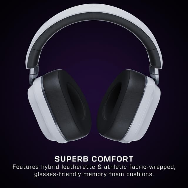 Detalle de Turtle Beach Stealth 700: kabelloses Cross-Play Headset für PS5, PS4, PC & Mobilgeräte (weiß)