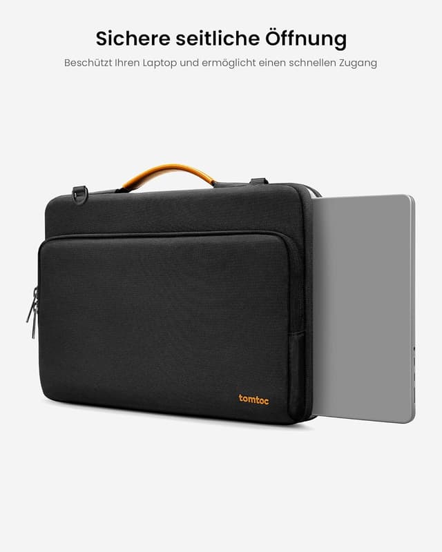 Detalle de tomtoc 360° Laptop Tasche mit CornerArmor für 16-Zoll Notebooks (u. a. MacBook Pro, ASUS Vivobook, Dell Inspiron)