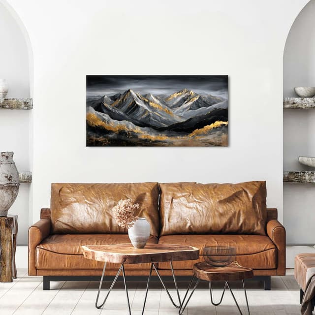 Detalle 2 de Beach Wall Art: Wildflowers Landscape 20x40in 🖼