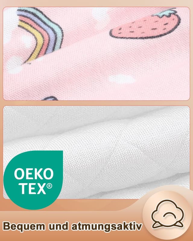 Detalle de FLYISH Jungen Trainingshose im 6er/4er Pack – weich, saugfähig, 100% Baumwolle