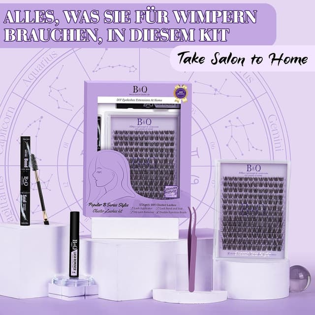 Thumbnail 6 de B&Qaugen Lash-Extension Set B15, 156 Stück