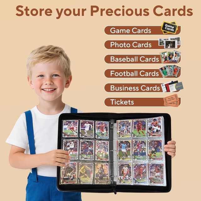 Thumbnail 1 de ULLTOON Baseball Card Binder 1080-Pocket card organizer