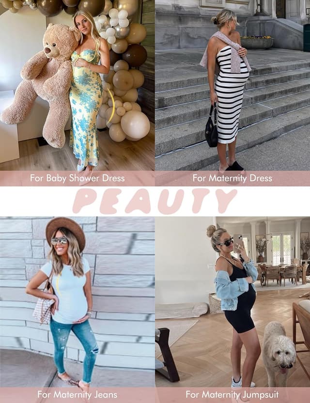 Thumbnail 1 de Peauty Baby Bump Maternity Shapewear High Waisted Mid-Thigh