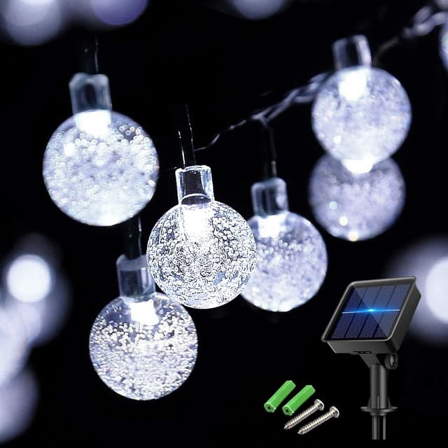 Thumbnail 6 de Knayis 50LED Solar Fairy Lights (7m/23ft) – Outdoor Waterproof String with 8 Lighting Modes