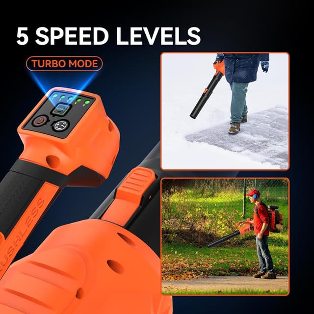 Thumbnail 3 de Bravolu Soplador de hojas 5200 mAh 📦