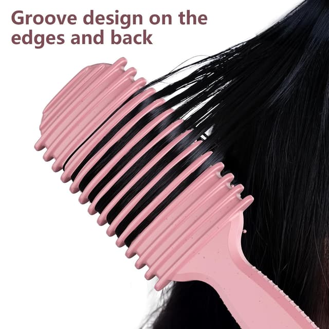 Thumbnail 6 de HEZ Curl Defining Brush Set (Pink) for Combing and Shaping Curls, Slick Backs & More