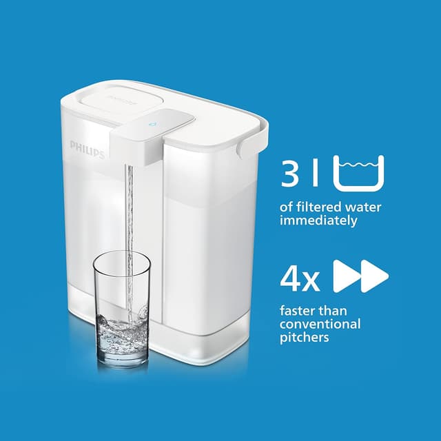 Detalle 2 de Philips Water Instant Water Filter + 3 cartuchos 🚰