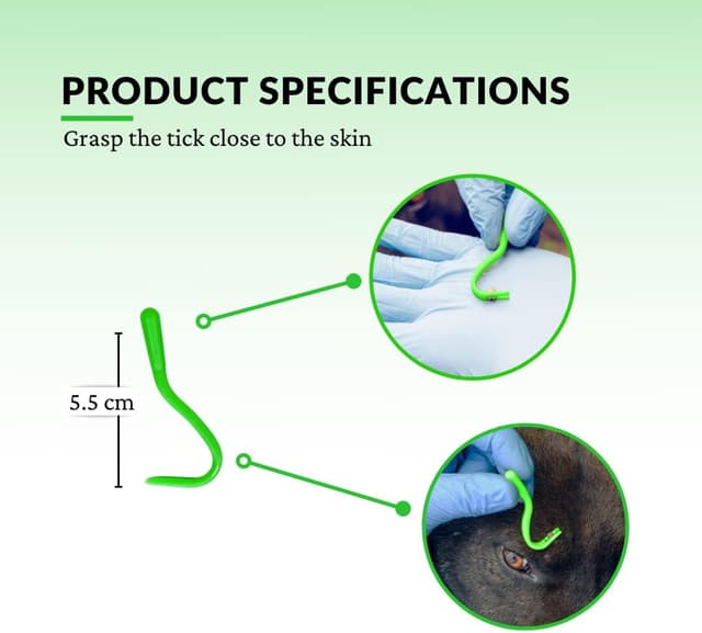 Thumbnail 5 de MYDAISY Zeckenzange 5er Set für Haustiere 🐾