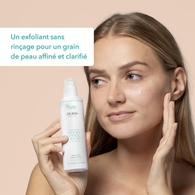 Detalle 2 de colibri skincare 2% BHA PEELING – Gel exfoliant à l’acide salicylique (100 ml)
