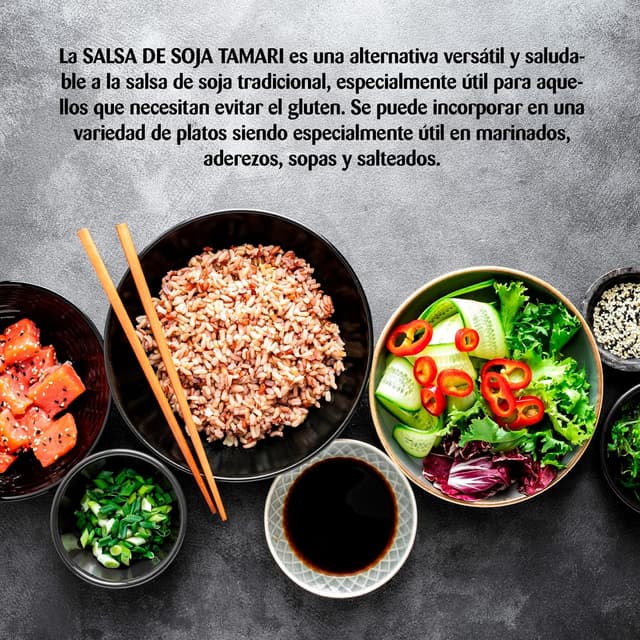 Thumbnail 4 de Ecosana Salsa Tamari Bio Vegana Sin Gluten 250ml 🍜