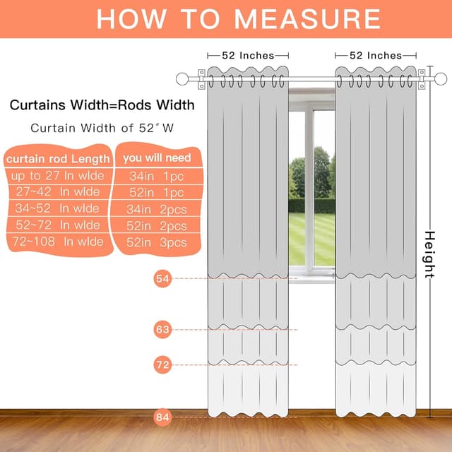 Detalle de XiDi Kids Curtains for Bedroom Girls – Rainbow Blackout Pink Curtains, 2 Panels (52 inch wide)