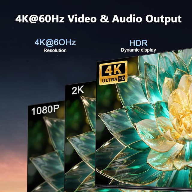 Thumbnail 4 de U-förmiges USB‑C Schnellladekabel GELRHONR (180°) – USB 3,2 Gen 2, PD bis 100 W, 10 Gbps, 4K@60 Hz