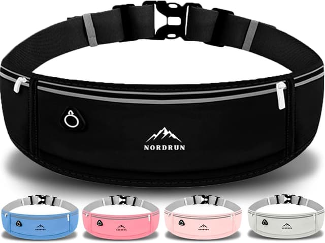 Detalle de Nordrun Ceinture running étanche avec sac banane pour smartphone et affaires de course