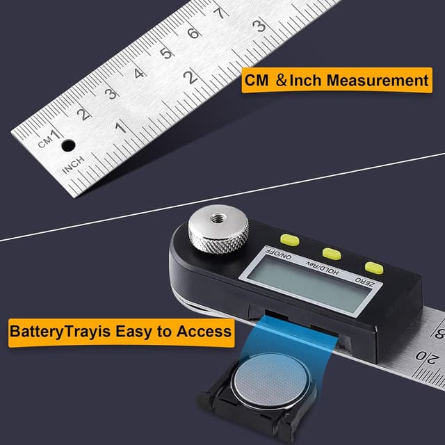 Detalle 2 de Digital angle finder 0-360° LCD protractor