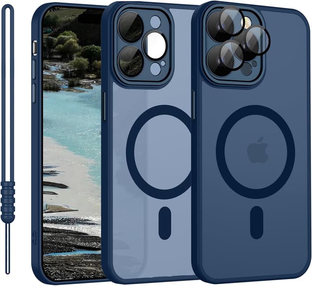 Detalle de YUANDMI Cover magnetica per iPhone 14 Pro