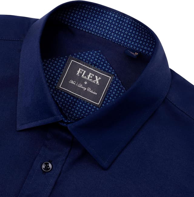 Detalle de J.VER Herren Kurzarmhemd Regular Fit mit Tasche – bügelleichtes Freizeithemd mit Stretch