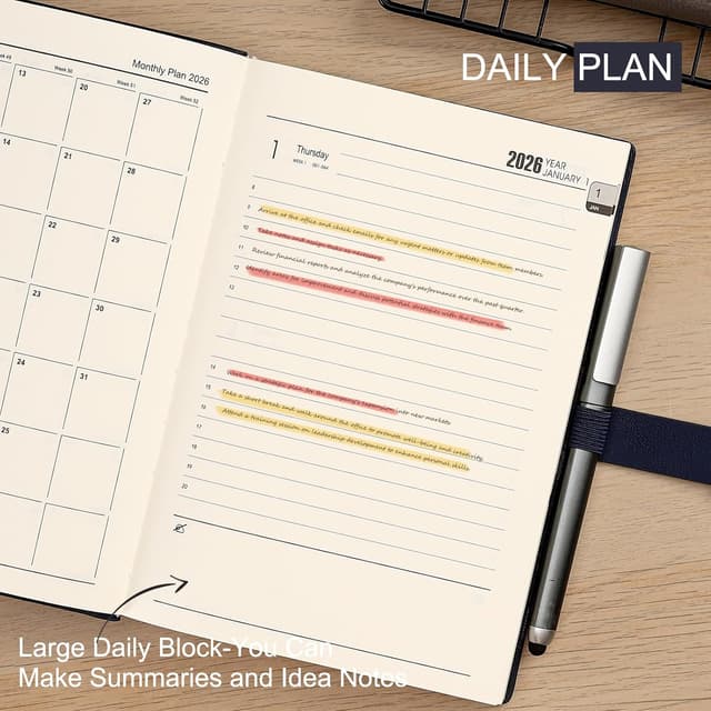 Detalle 2 de Akademischer Terminkalender 2026 A5