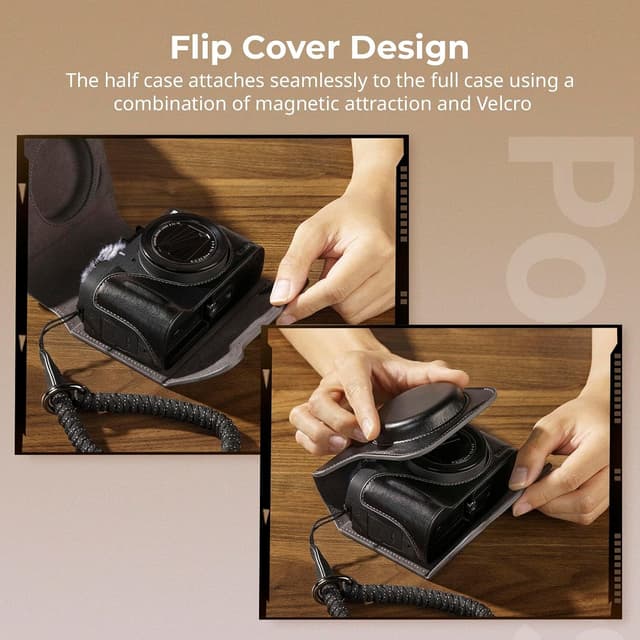 Thumbnail 2 de SMALLRIG Ledertaschen-Set Canon PowerShot V1