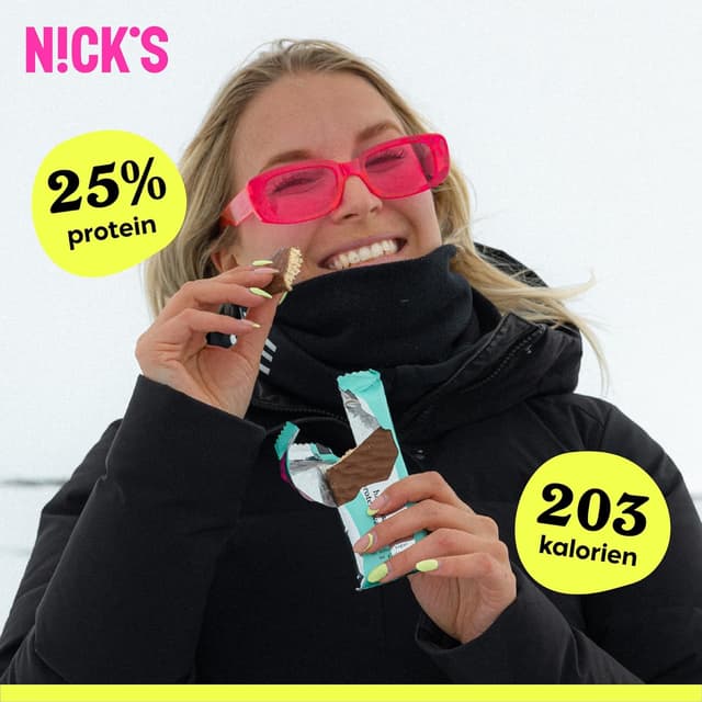Thumbnail 2 de NICKS Protein Wafer Riegel Haselnuss 203 kcal 🍫