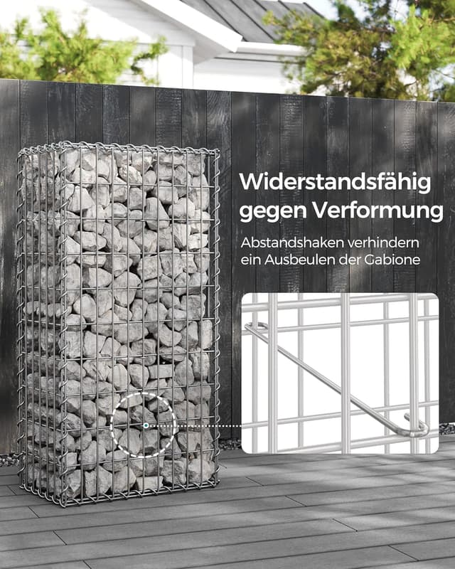 Thumbnail 2 de SONGMICS Gabionenkörbe GGB453V1 100x50x30 cm