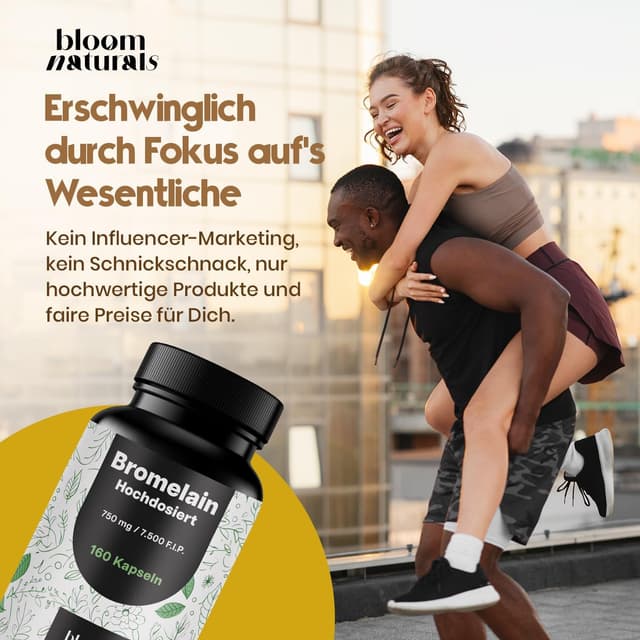 Detalle 2 de Bromelain Kapseln 750 mg 7500 F.I.P.