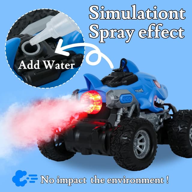 Detalle de RC monster truck shark 4-12