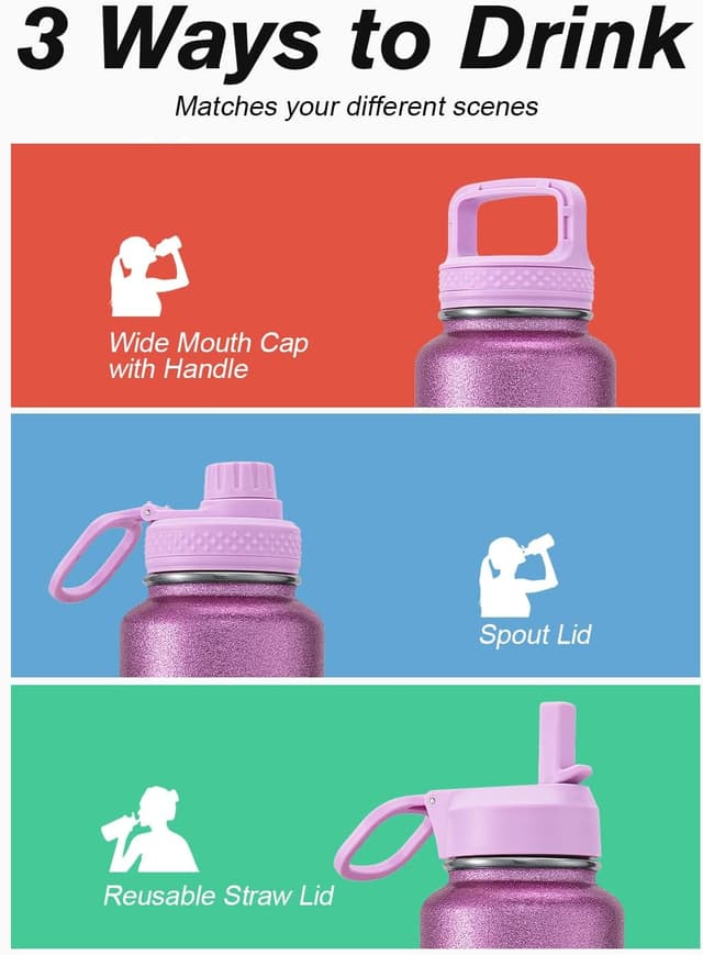 Thumbnail 4 de Coolflask Botella 32 onzas aislada