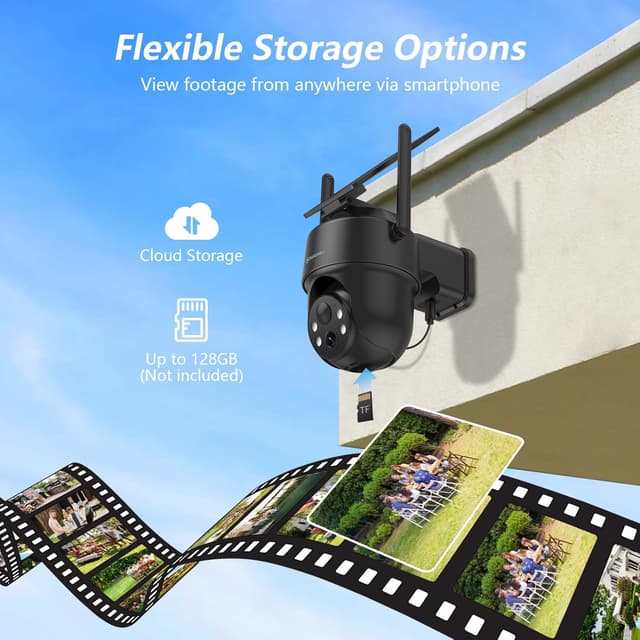 Thumbnail 6 de GALAYOU R1 4P 2K Wireless Outdoor PTZ Camera