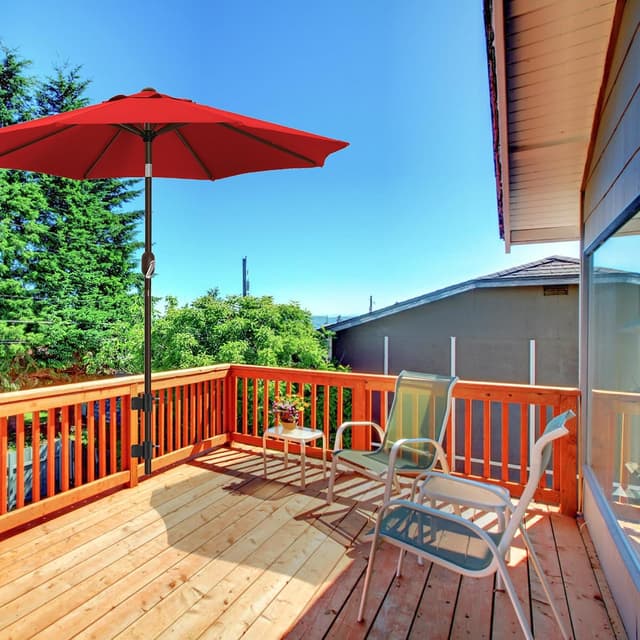 Thumbnail 6 de Dolibest Terrassenschirm-Klemmen Wandhalterung für Balkon-/Geländerpfosten inkl. 3 Reduzierhülsen (3er-Set)